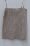 SWAYING/KNIT Silk Chain Camisole SW211SZ57 PS13